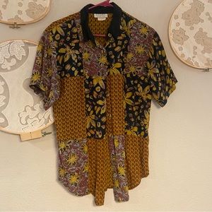 Earth Tone Button Up